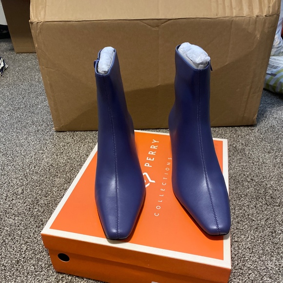 Katy Perry Collections The Wanderering Bootie in Softy Nappa Dust Blue 8.5 - Picture 3 of 9